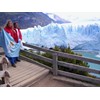 Bandera Universal de la Paz en el Glaciar Perito Moreno